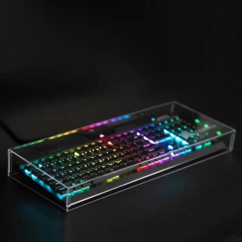 Gaming Keyboard And Mouse Combo - คีย์บอร์ดฝุ่นอะคริลิคใหม่ Capacitive สำหรับคีย์บอร์ด104คีย์แผ่นป้องกันโปร่งใส