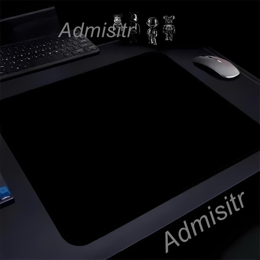 Gaming Keyboard Hand - แผ่นรองเมาส์สีดำขนาดใหญ่ 45x40 ซม. แผ่นรองคีย์บอร์ดคอมพิวเตอร์สำนักงานแบบเรียบง่าย แผ่นรองเมาส์ยางธรรมชาติแท้ ขนาด
