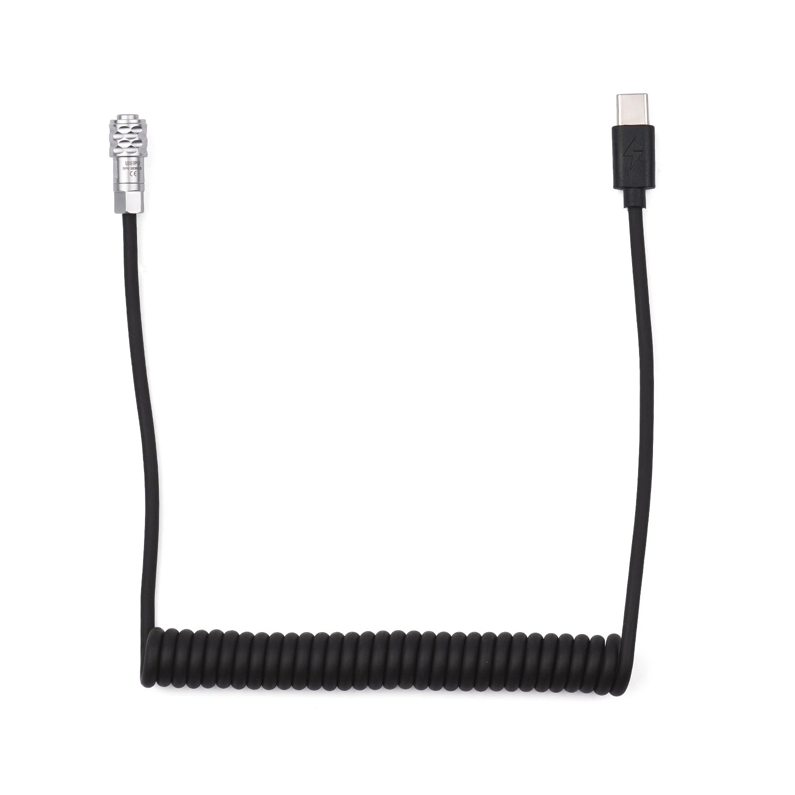 Coiled Usb Cable - สายไฟต่อพ่วงแบบขดลวด USB Type C เป็น 2