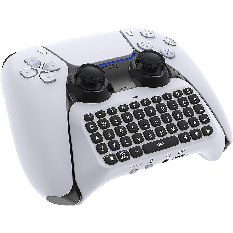 Gaming Keyboard Bluetooth - สำหรับตัวควบคุม PS5บลูทูธ3.0 chatpad อุปกรณ์เสริมตัวควบคุม dualsense สำหรับแป้นพิมพ์