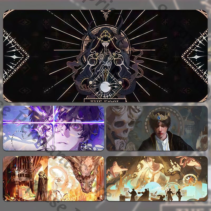 Gaming Keyboard Mouse Set - แผ่นรองเมาส์อนิเมะ Lord of Mysteries ขนาดใหญ่พิเศษ สำหรับเล่นเกม