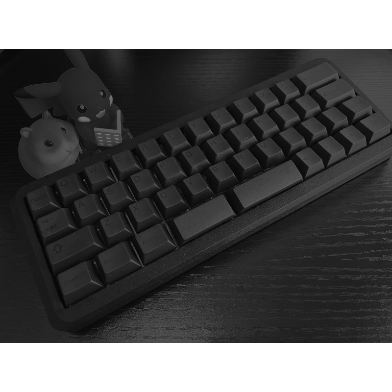 Keyboard Gaming Black - GEEKARK BOB Keycap ชุดที่กําหนดเองสีดํา Theme คีย์บอร์ดอุปกรณ์เสริม