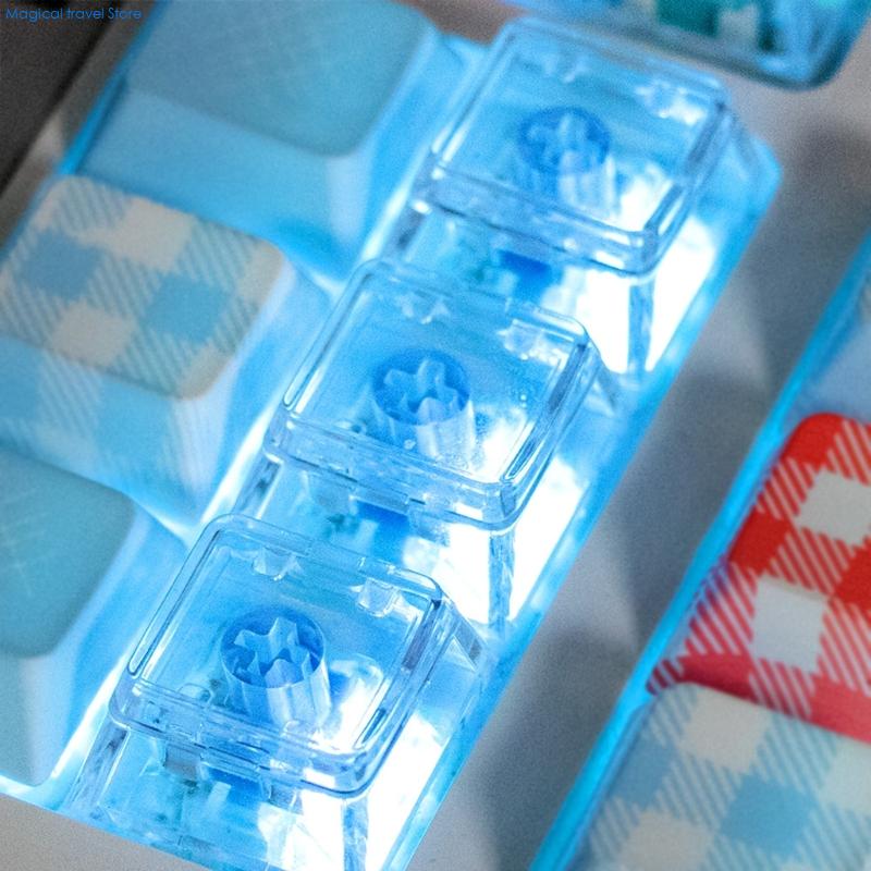 Gaming Keyboard Test - N2UB Clear Keycaps สำหรับคีย์บอร์ดเชิงกล Anti Abrasion