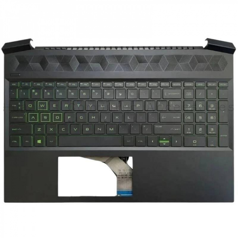 Gaming Keyboard Test - SS+ฝาครอบที่วางฝ่ามือแบบใหม่พร้อมคีย์บอร์ดแบบ US‑Layout สำหรับแล็ปท็อป HP Pavilion Gaming