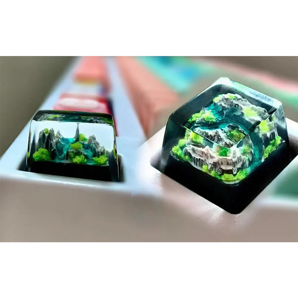 Gaming Keyboard Affordable - คีย์แคป Mountain and Sea งานเรซิ่นสุดหรู สำหรับคีย์บอร์ดเกมเมอร์แบบกลไก
