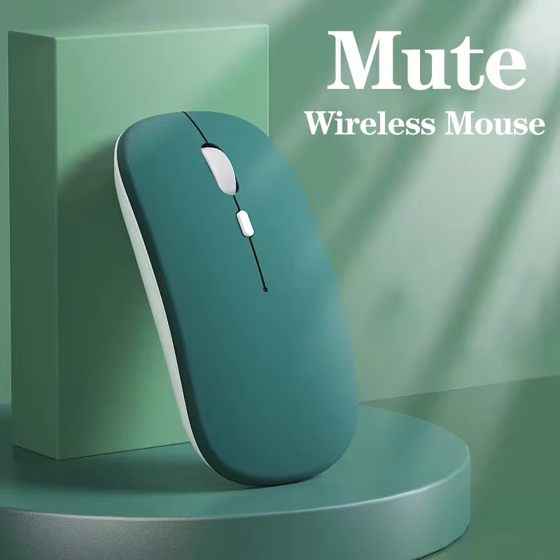 Gaming Keyboard And Mouse Wireless - เมาส์บลูทูธแบบเงียบเมาส์ไร้สายบางเฉียบเมาส์สำหรับเล่นเกมแบบพกพาสำหรับไอแพด หัวเว่ย เลอโนโว แอนดรอยด์แท็บเล็ตโน้ตบุ๊กพีซีคอมพิวเตอร์