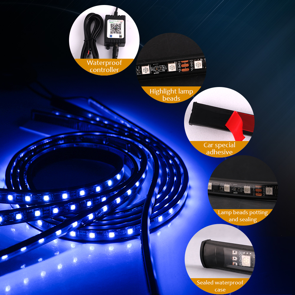 แถบไฟ LED ใต้รถไฟซิมโฟนี LED ไ - Rgb Underglow Strip บทวิจารณ์และราคา