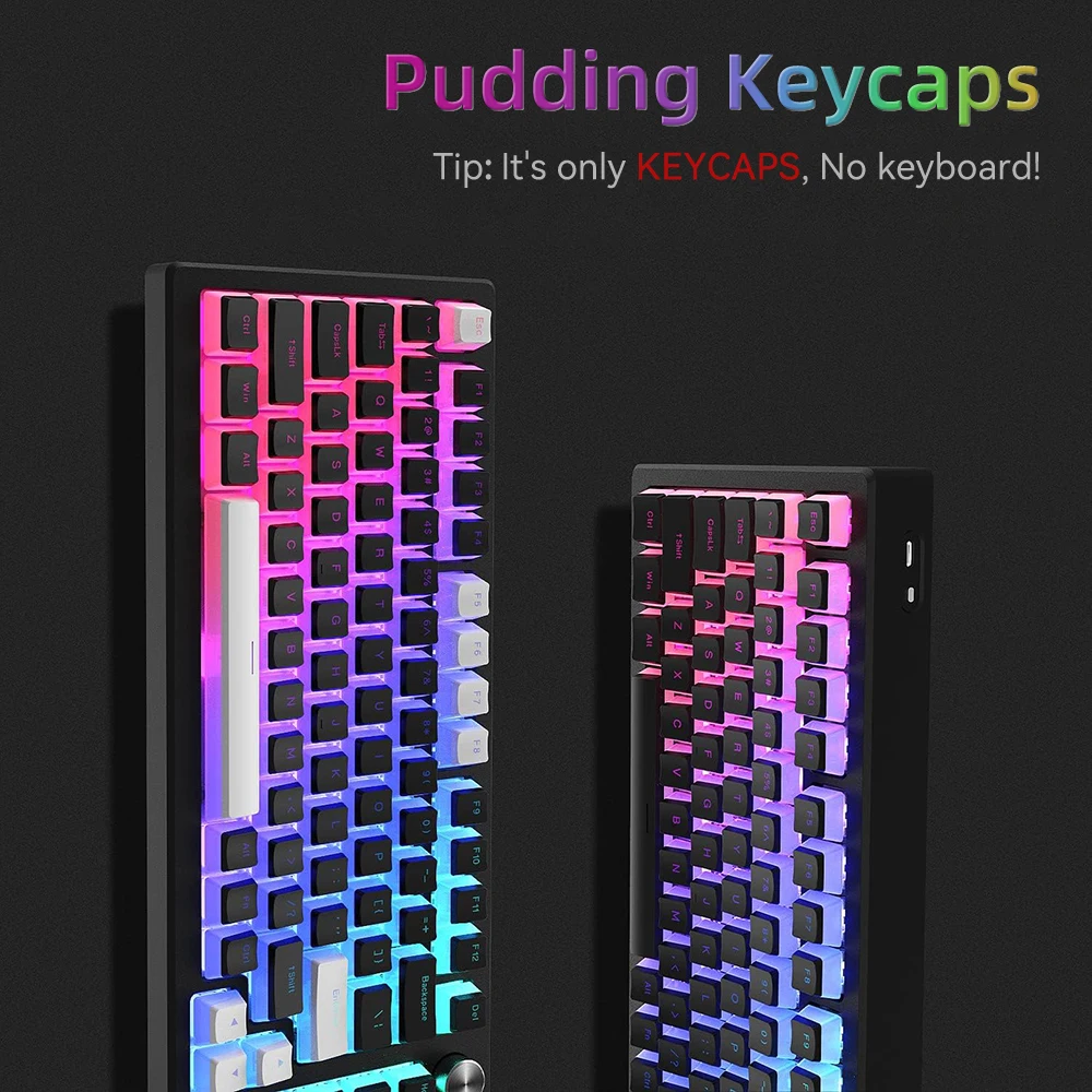 ใหม่พุดดิ้ง PBT Keycaps 129 คี - Gaming Keyboard And Mouse Combo บทวิจารณ์และราคา