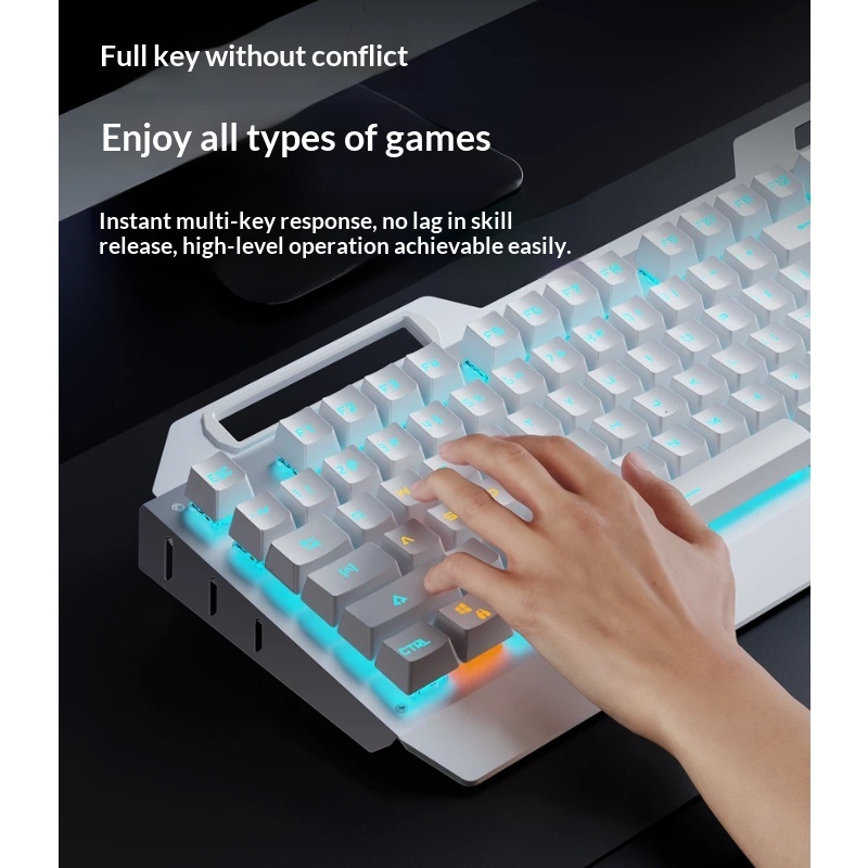 ชุดคีย์บอร์ดเกมมิ่งไร้สาย Ewea - Gaming Keyboard Mouse Set บทวิจารณ์และราคา