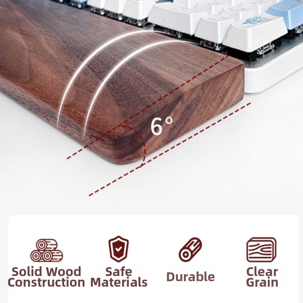 ที่วางข้อมือไม้สำหรับคีย์บอร์ด - Wrist Rest Wood บทวิจารณ์และราคา