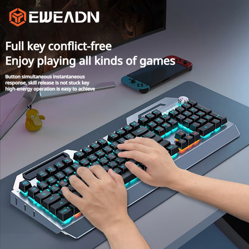 EWEADN TK900 คีย์บอร์ดแบบกลไก  - Gaming Keyboard And Mouse Combo บทวิจารณ์และราคา