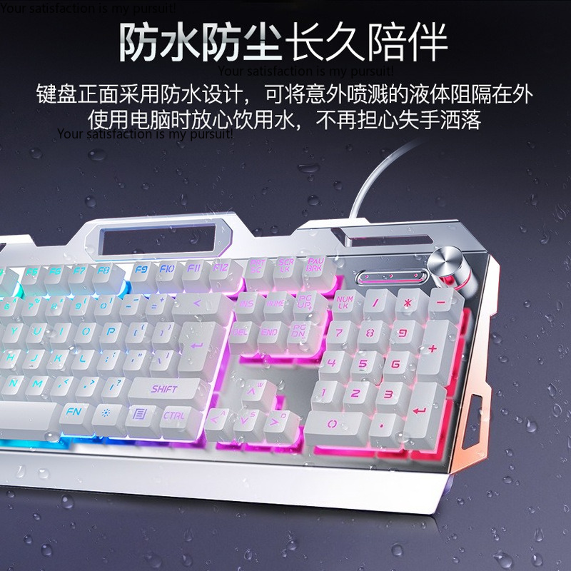 เหมาะสำหรับชุดคีย์บอร์ดโลหะแบบ - Gaming Keyboard Mouse Set บทวิจารณ์และราคา