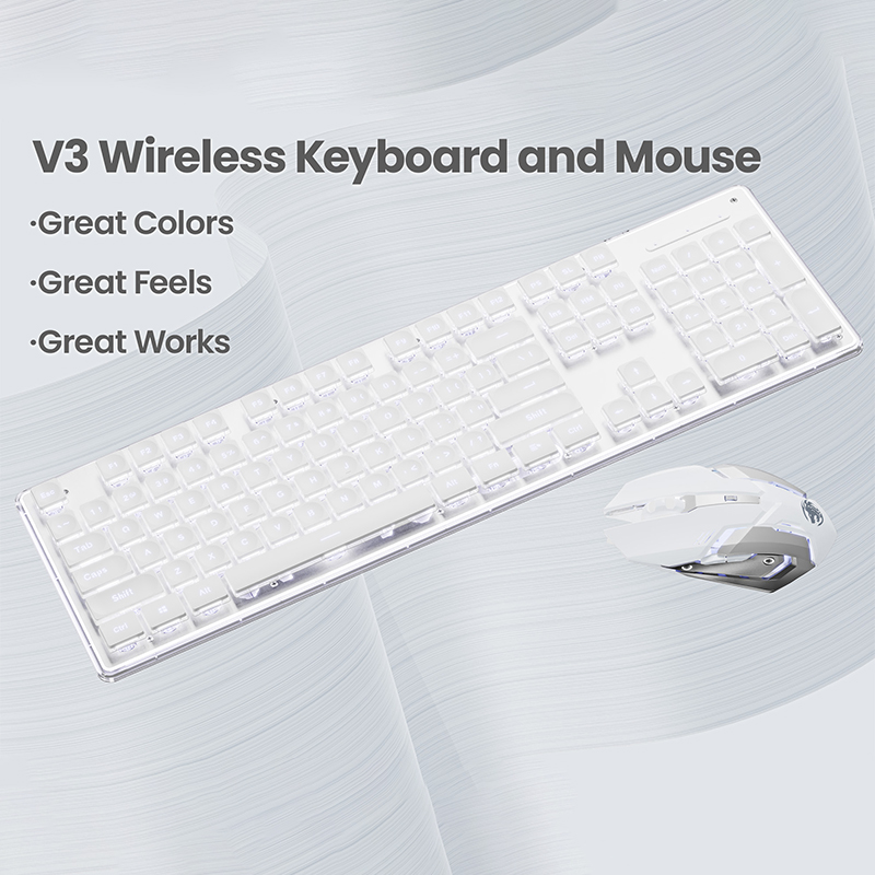 EWEADN V3 ชุดแป้นพิมพ์และเมาส์ - Gaming Keyboard And Mouse Wireless บทวิจารณ์และราคา