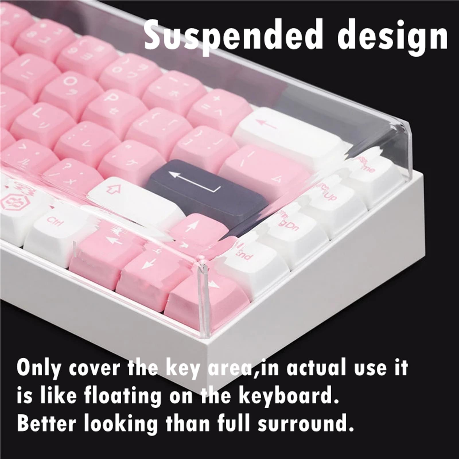 108 คีย์คีย์บอร์ดฝุ่นอะคริลิคโ - Keyboard Gaming Transparent บทวิจารณ์และราคา
