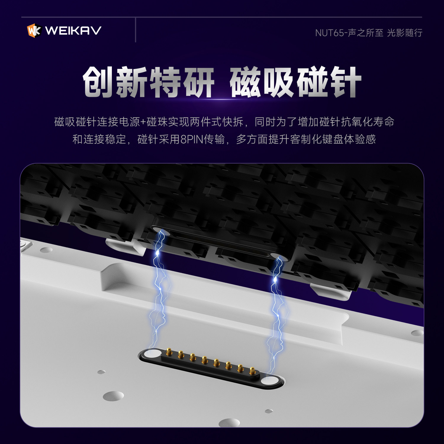 ใหม่วีคาฟ นัท 65 อลูมิเนียมคีย - Gaming Keyboard Bluetooth บทวิจารณ์และราคา
