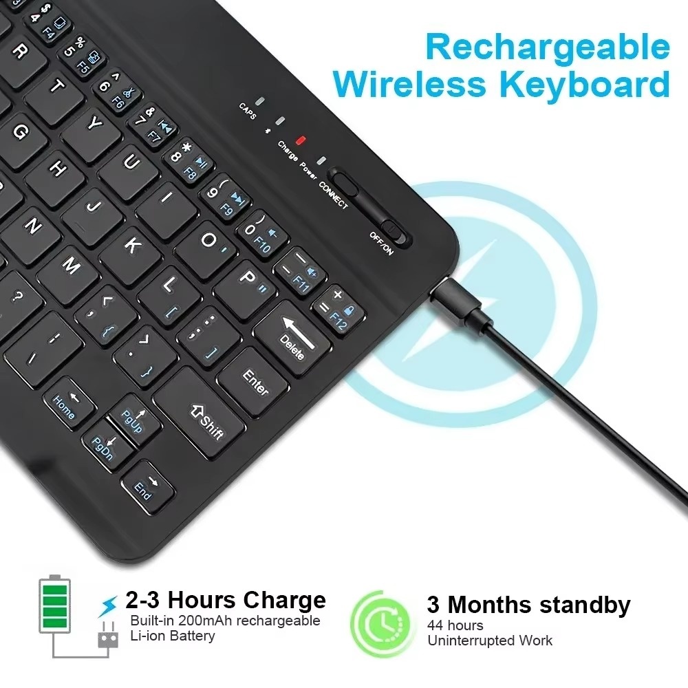 บลูทูธ 5.0 คีย์บอร์ดไร้สาย 200 - Gaming Keyboard Bluetooth บทวิจารณ์และราคา