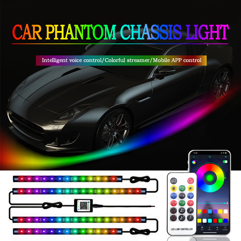 ไฟเส้นใต้ท้องรถยนต์แบบยืดหยุ่น - Rgb Underglow Strip บทวิจารณ์และราคา