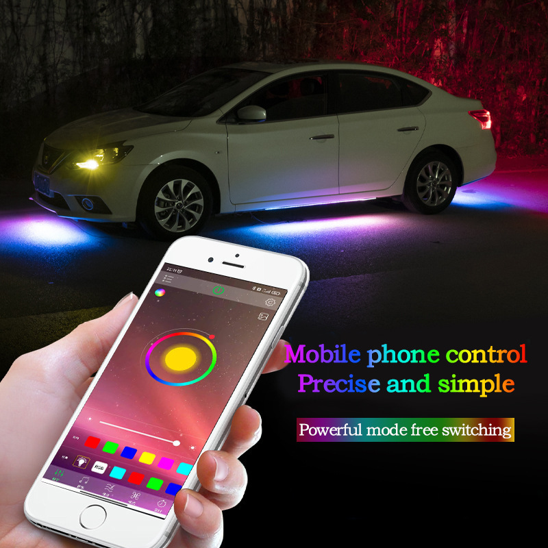 ไฟเส้นใต้ท้องรถยนต์แบบยืดหยุ่น - Rgb Underglow Strip บทวิจารณ์และราคา