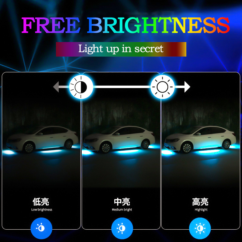 ไฟเส้นใต้ท้องรถยนต์แบบยืดหยุ่น - Rgb Underglow Strip บทวิจารณ์และราคา