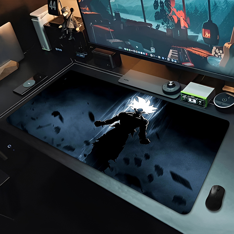 แผ่นรองเมาส์อนิเมะ DBZ สีดำ ลา - Gaming Keyboard Affordable บทวิจารณ์และราคา