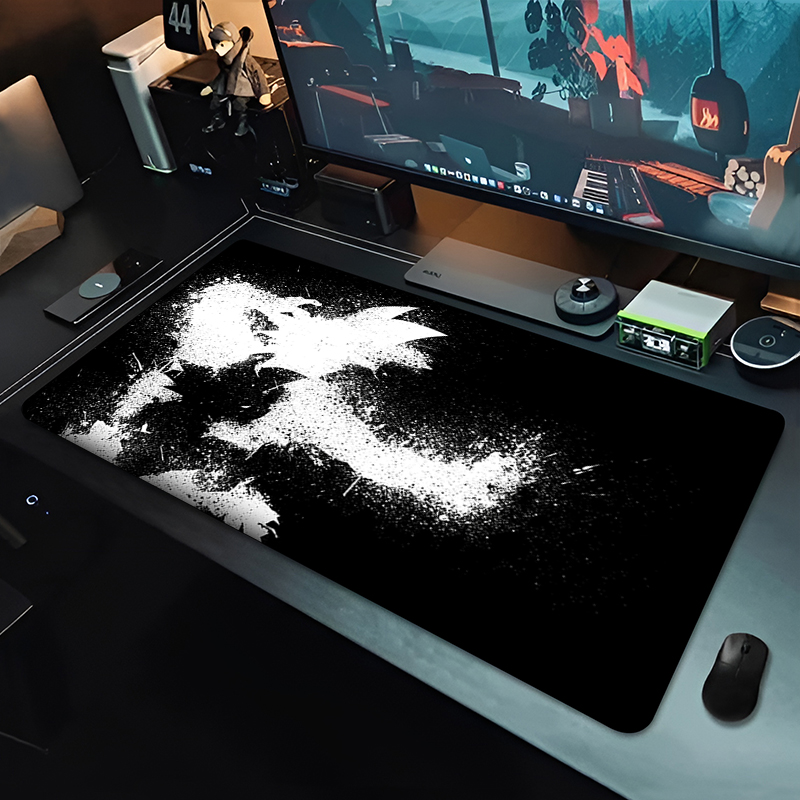 แผ่นรองเมาส์อนิเมะ DBZ สีดำ ลา - Gaming Keyboard Affordable บทวิจารณ์และราคา