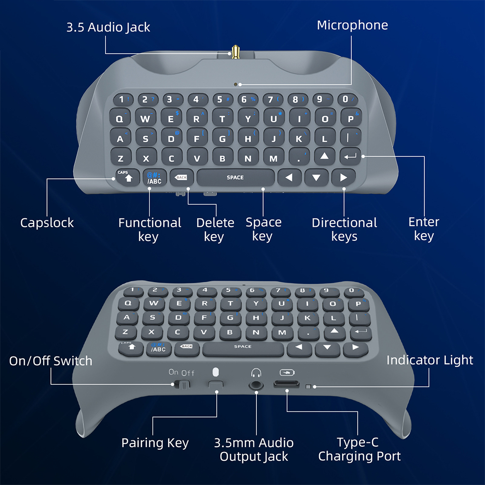 คีย์บอร์ดไร้สายสำหรับ PlayStat - Gaming Keyboard Bluetooth บทวิจารณ์และราคา