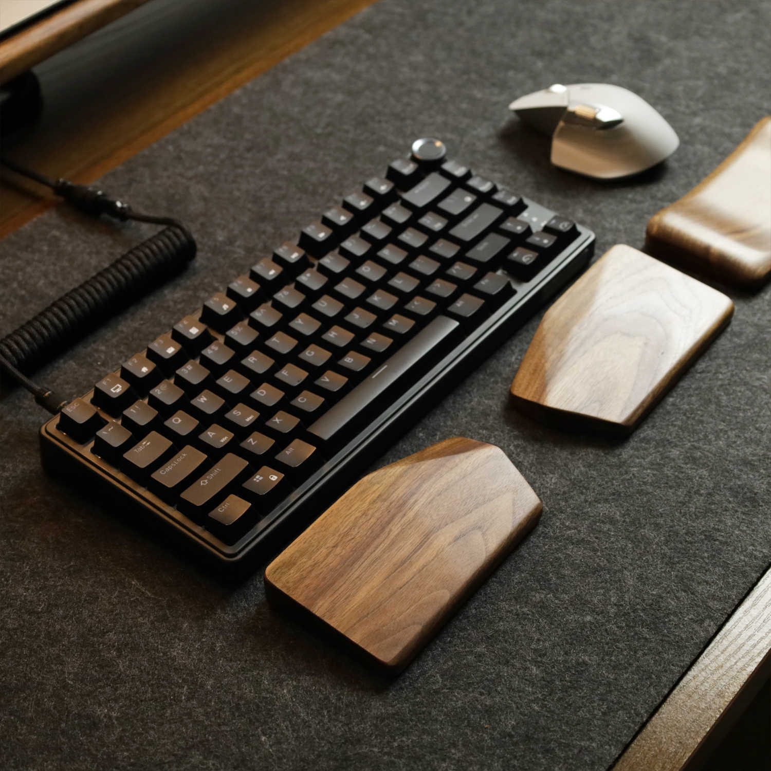 แยกคีย์บอร์ด Hand Rest ไม้เดิม - Wrist Rest Wood บทวิจารณ์และราคา
