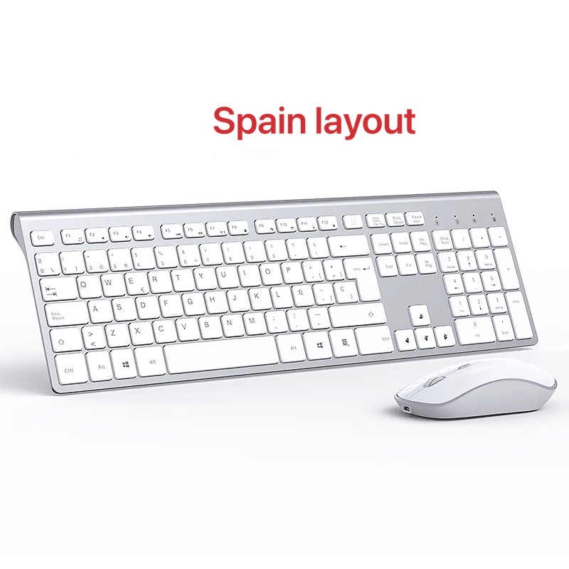 ชุดแป้นพิมพ์และเมาส์ไร้สายแบบเ - Gaming Keyboard Mouse Set บทวิจารณ์และราคา