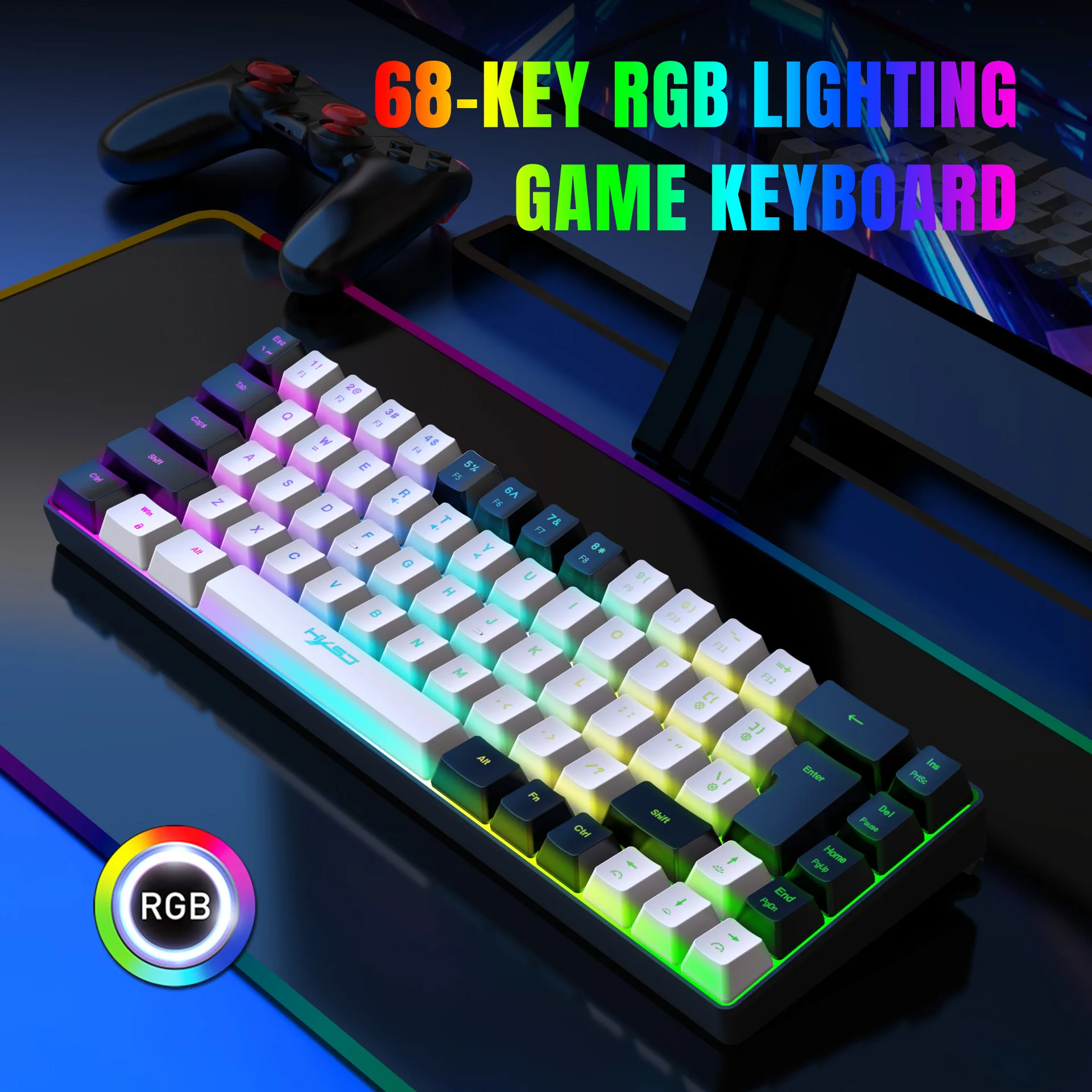 ชุดคีย์บอร์ดและเมาส์พร้อมไฟแบ็ - Gaming Keyboard And Mouse Wireless บทวิจารณ์และราคา