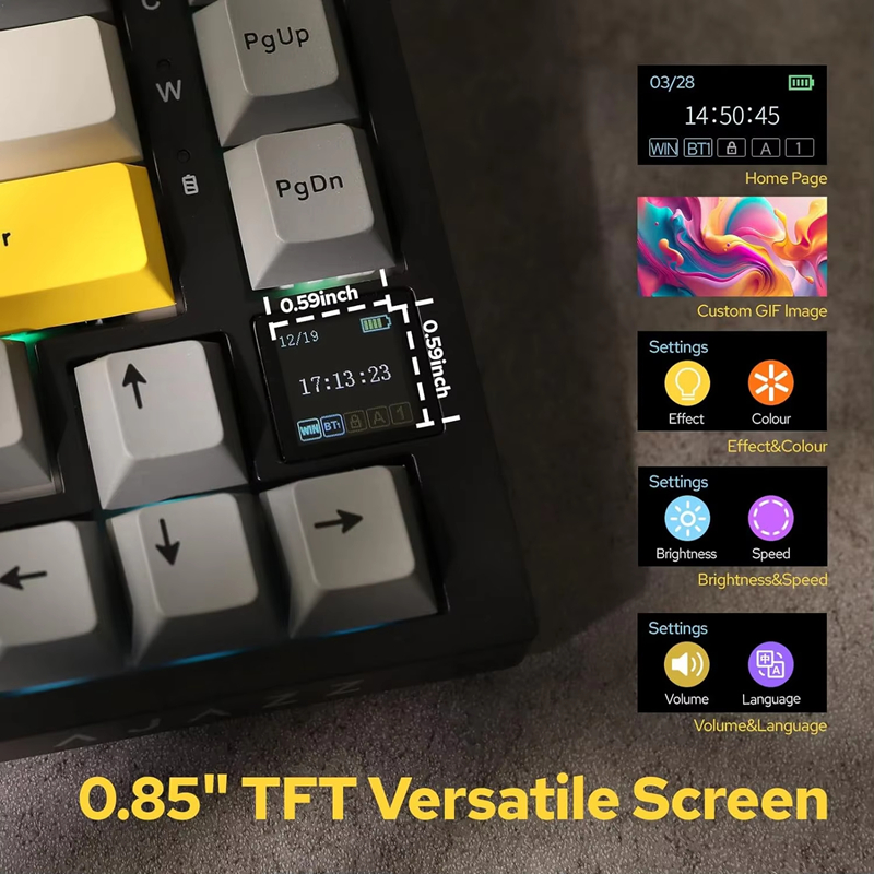 คีย์บอร์ดเกมมิ่งแบบกลไก AK820/ - Gaming Keyboard Bluetooth บทวิจารณ์และราคา