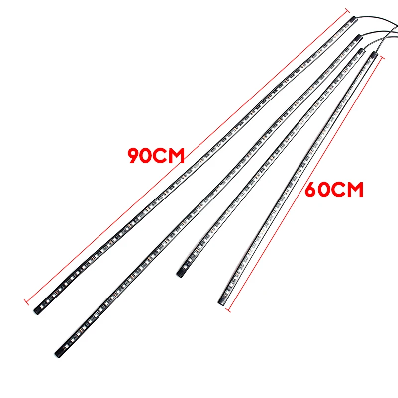 4x กันน้ํา RGB 5050 SMD LED St - Rgb Underglow Strip บทวิจารณ์และราคา