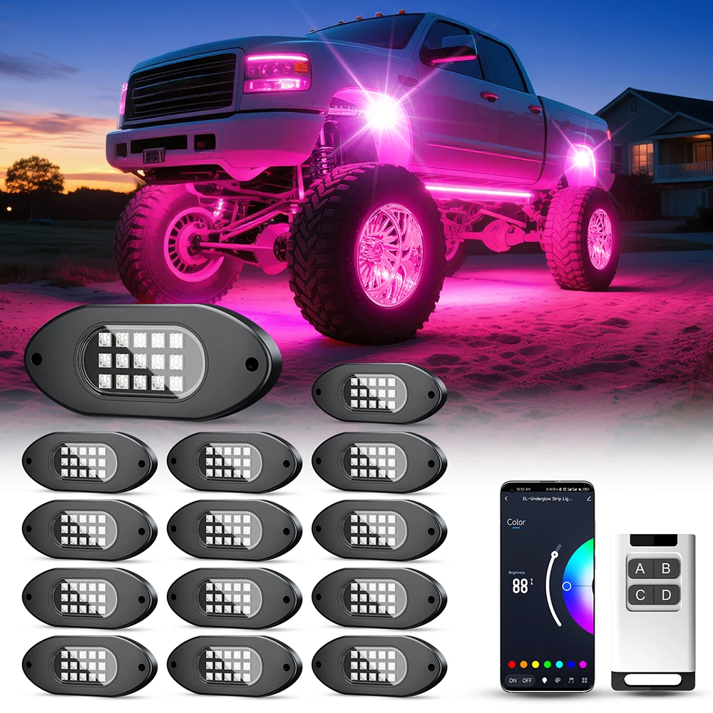 ไฟใต้ท้องรถยนต์ Symphony LED แ - Rgb Underglow Strip บทวิจารณ์และราคา