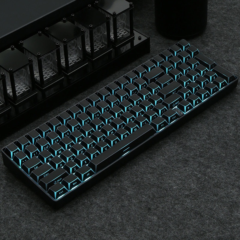 ชุดคีย์แคป PBT สีดำเงา พิมพ์ลา - Keyboard Gaming Black บทวิจารณ์และราคา