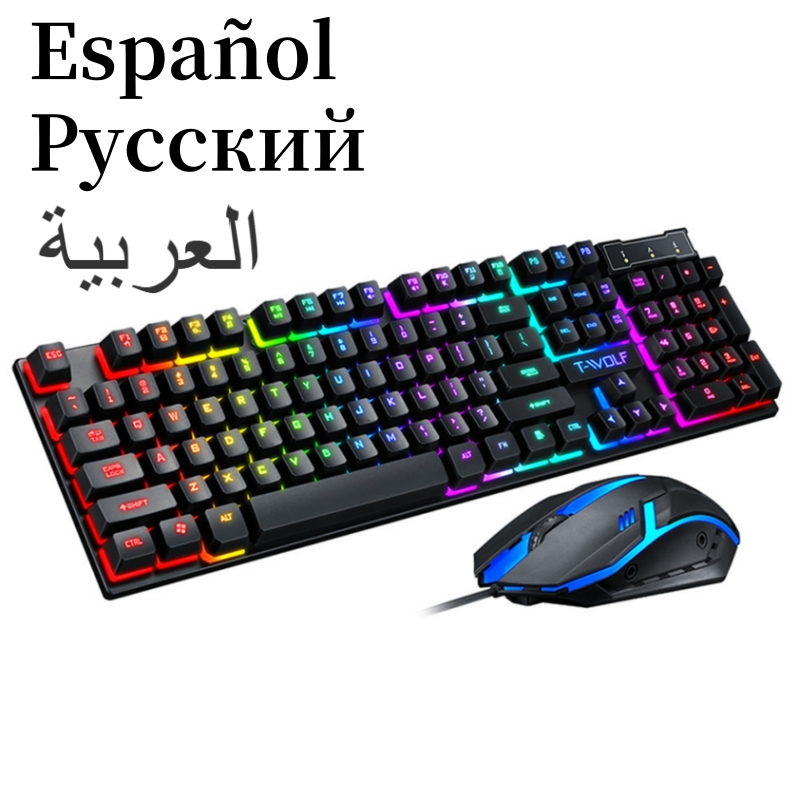 แป้นพิมพ์ภาษาสเปนพร้อมเค้าโครง - Gaming Keyboard Budget บทวิจารณ์และราคา