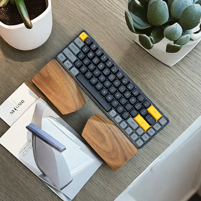 ที่พักข้อมือแบบแยกส่วนสำหรับคี - Wrist Rest Wood บทวิจารณ์และราคา