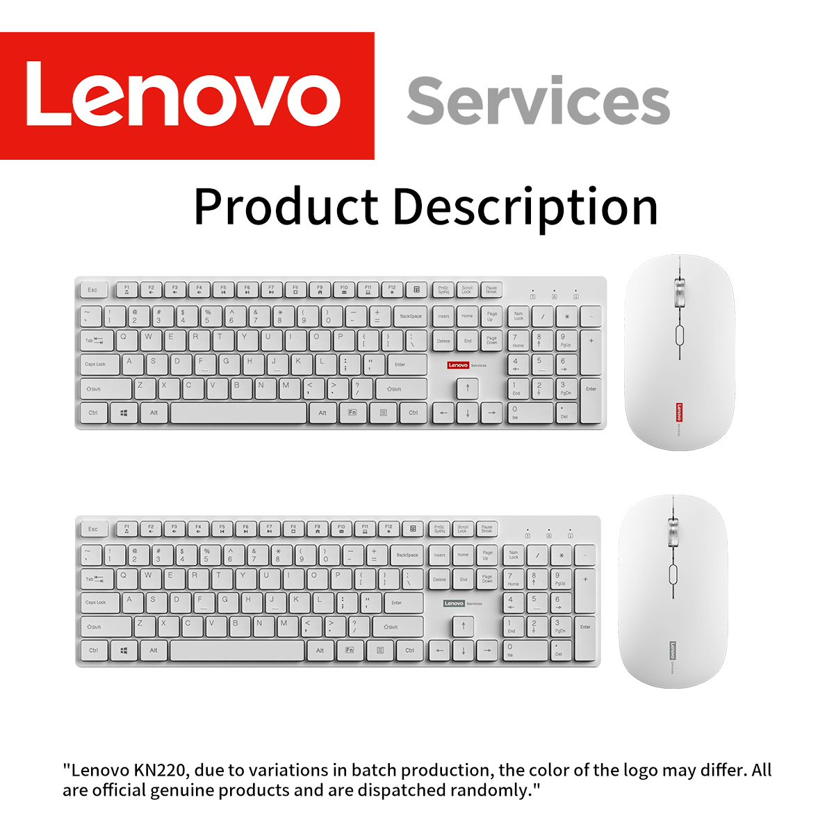 เลอโนโว KN220 คอมโบคีย์บอร์ดไร - Gaming Keyboard And Mouse Wireless บทวิจารณ์และราคา