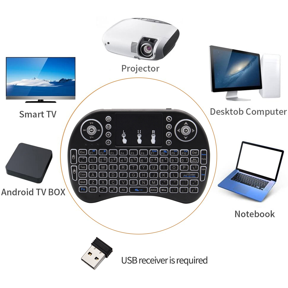 Backlit เมาส์ภาษาอังกฤษภาษารัส - Gaming Keyboard And Mouse Wireless บทวิจารณ์และราคา