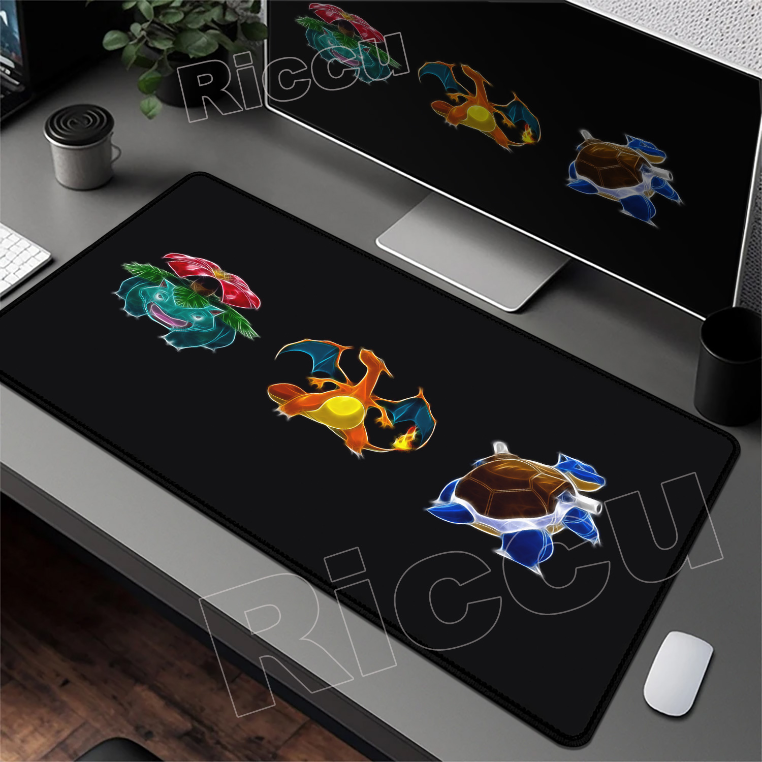 แผ่นรองเมาส์ HD Print P-pokemo - Gaming Keyboard Typewriter บทวิจารณ์และราคา