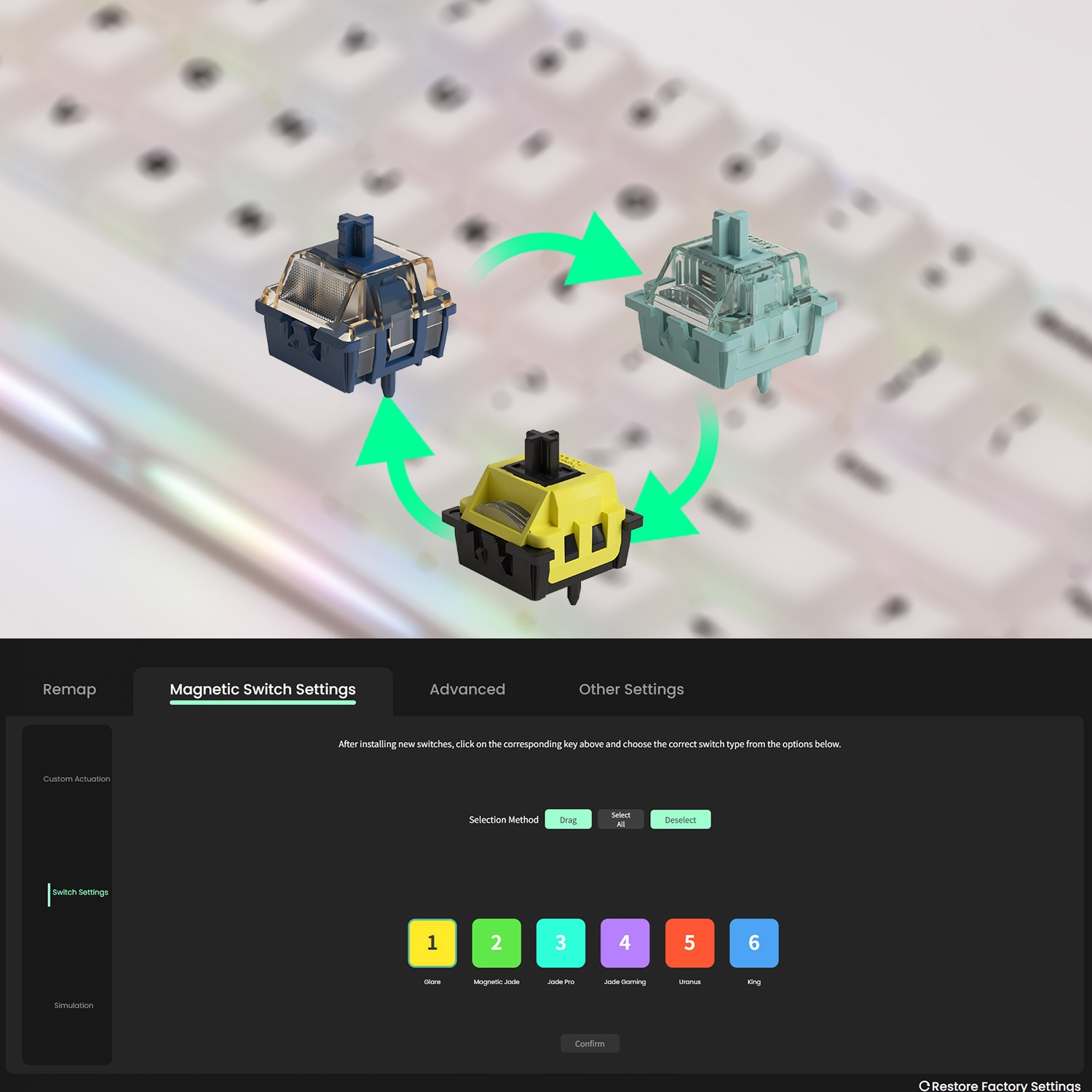 คีย์บอร์ด AKKO X MonsGeek Verv - Keyboard Gaming Transparent บทวิจารณ์และราคา