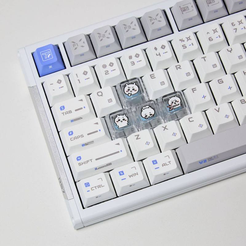 ชิคาวะ 4 ชิ้น คีย์แคปแบบโปร่งแ - Gaming Keyboard Affordable บทวิจารณ์และราคา
