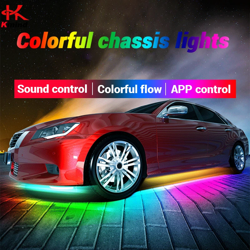 รถ Underglow นีออนไฟ LED สําหร - Rgb Underglow Strip บทวิจารณ์และราคา