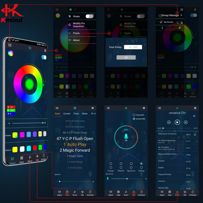 รถ Underglow นีออนไฟ LED สําหร - Rgb Underglow Strip บทวิจารณ์และราคา