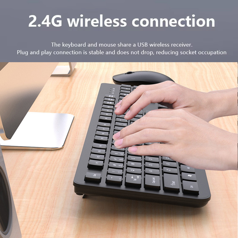 ชุดคีย์บอร์ดไร้สาย 2.4G เมาส์  - Gaming Keyboard Mouse Set บทวิจารณ์และราคา