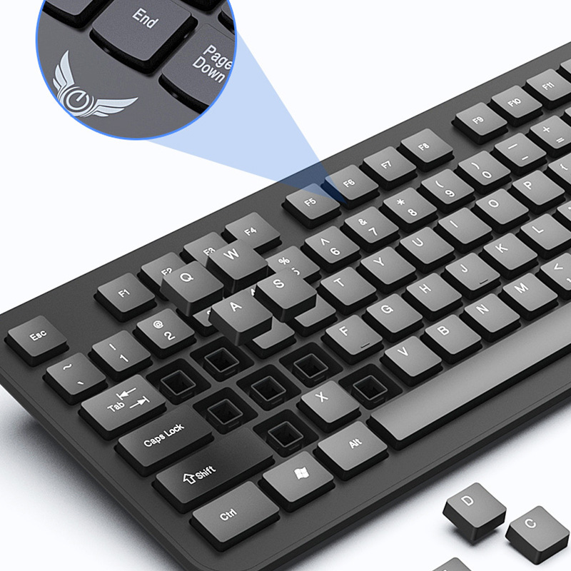 ชุดคีย์บอร์ดไร้สาย 2.4G เมาส์  - Gaming Keyboard Mouse Set บทวิจารณ์และราคา