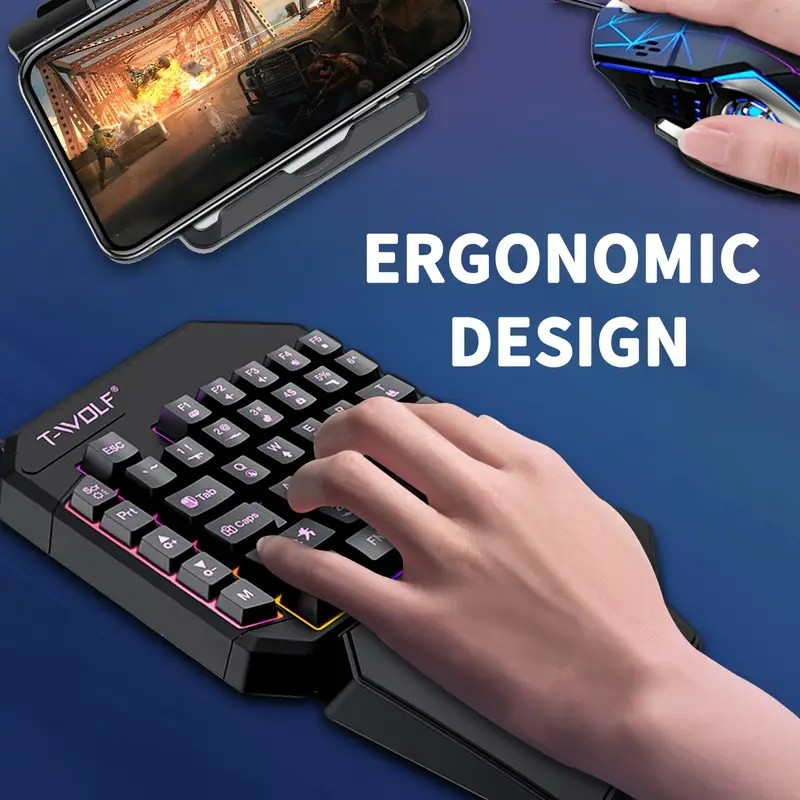 FocusOnPC TF900 ชุดแปลงสัญญาณเ - Gaming Keyboard Mouse Set บทวิจารณ์และราคา