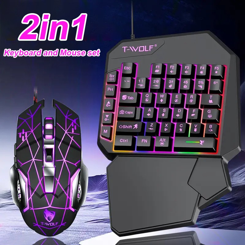 FocusOnPC TF900 ชุดแปลงสัญญาณเ - Gaming Keyboard Mouse Set บทวิจารณ์และราคา