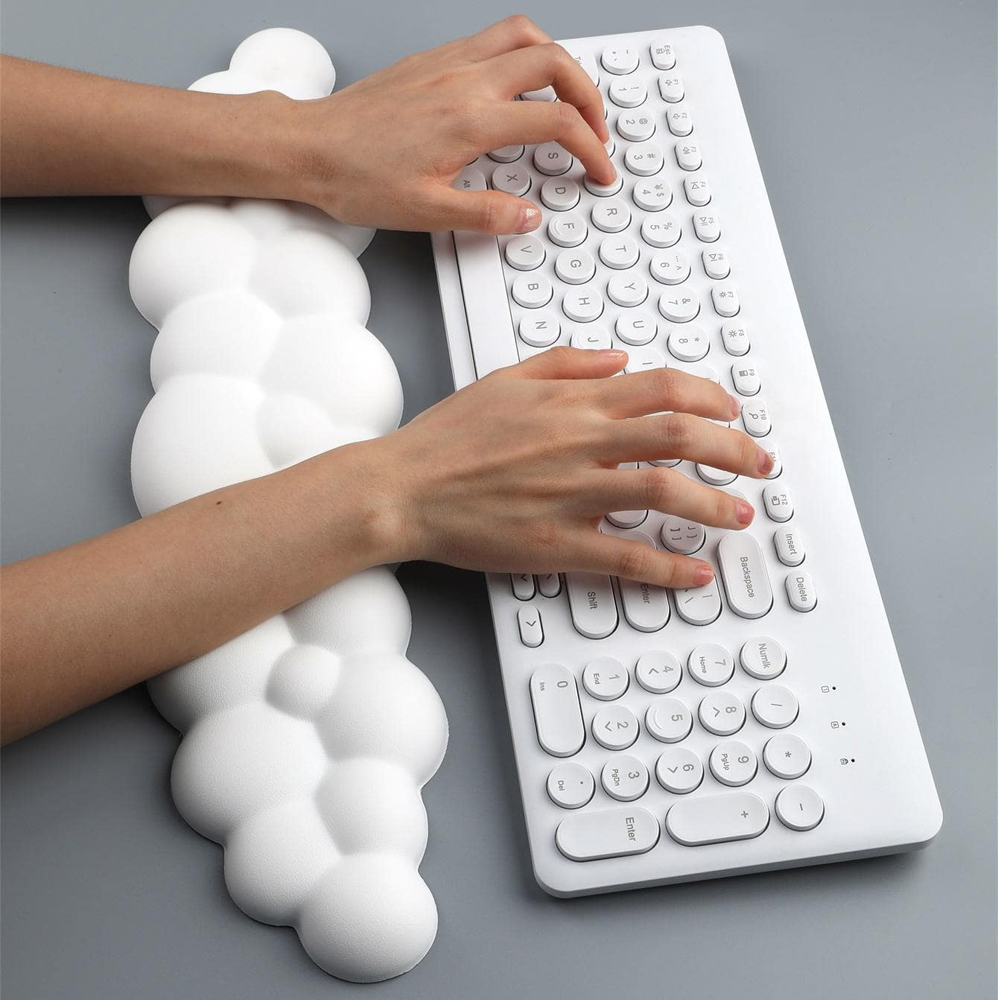 แผ่นรองเมาส์พร้อมที่รองข้อมือค - Gaming Keyboard Hand บทวิจารณ์และราคา