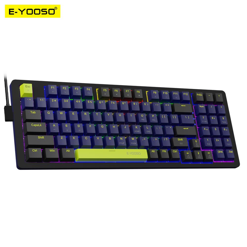 คีย์บอร์ดสำหรับเล่นเกมระบบกลไก - Gaming Keyboard E Yooso บทวิจารณ์และราคา