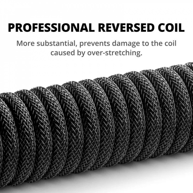 สายเคเบิล USB-C แบบขดพร้อมขั้ว - Coiled Usb Cable บทวิจารณ์และราคา
