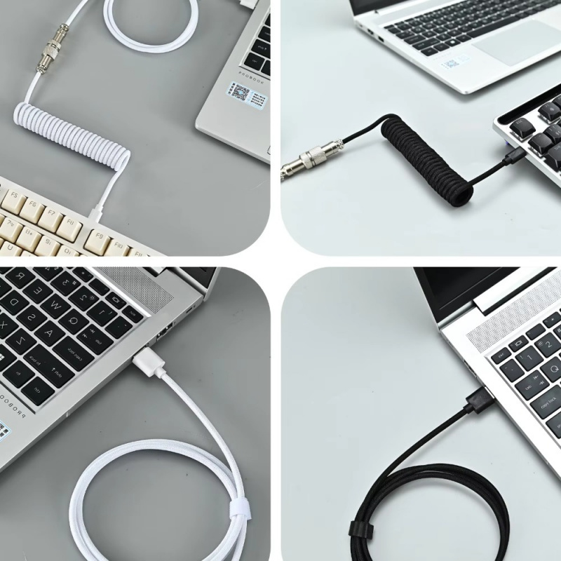 สายเคเบิล USB-C แบบขดพร้อมขั้ว - Coiled Usb Cable บทวิจารณ์และราคา